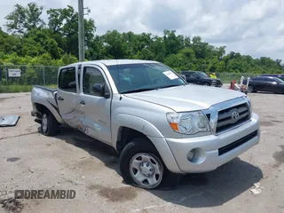 2010 Toyota Tacoma PreRunner with VIN 3TMJU4GN2AM104697, listed as a IAAI auction lot 42444610 with 131,607 mi miles and . Bid and sale history available at DreamBid. Image 1.