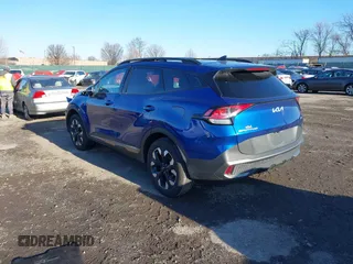 2024 Kia Sportage X-Line with VIN 5XYK6CDF3RG202622, listed as a IAAI auction lot 41096038 with 9,379 mi miles and . Bid and sale history available at carsss.com. Image 3.