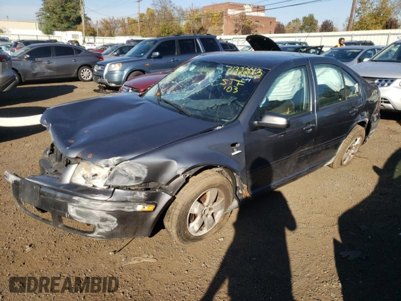 2003 Volkswagen Jetta Sedan GLS with VIN 3VWSK69M43M079540, listed as a Copart auction lot 74001164 with 0 mi miles and Non Repairable. Bid and sale history available at carsss.com. Image 1.