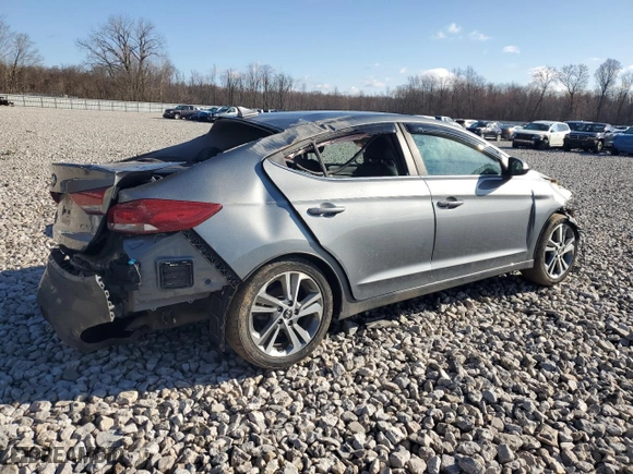2018 Hyundai Elantra Value Edition with VIN KMHD84LF0JU581359, listed as a Copart auction lot 50033045 with 74,780 mi miles and Salvage Title. Bid and sale history available at carsss.com. Image 3.