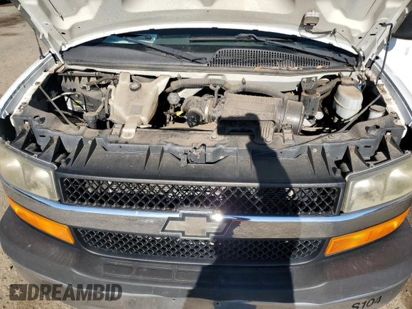 2010 Chevrolet Express Passenger LT with VIN 1GA2G1DG2A1148818, listed as a Copart auction lot 46236375 with 142,954 mi miles and Salvage title. Bid and sale history available at DreamBid. Image 14.