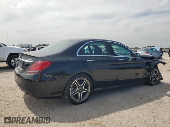 2020 Mercedes-Benz C 300 with VIN 55SWF8EB3LU325604, listed as a Copart auction lot 46177275 with Not provided miles and Non repairable. Bid and sale history available at DreamBid. Image 3.