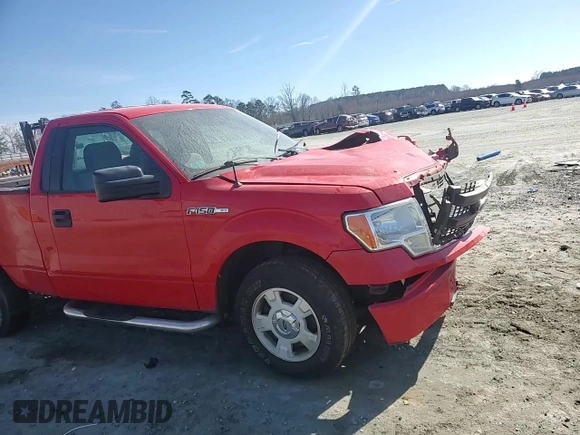 2014 Ford F-150 XL with VIN 1FTMF1CM6EFB93294, listed as a Copart auction lot 46037925 with 0 mi miles and Salvage Title. Bid and sale history available at carsss.com. Image 10.