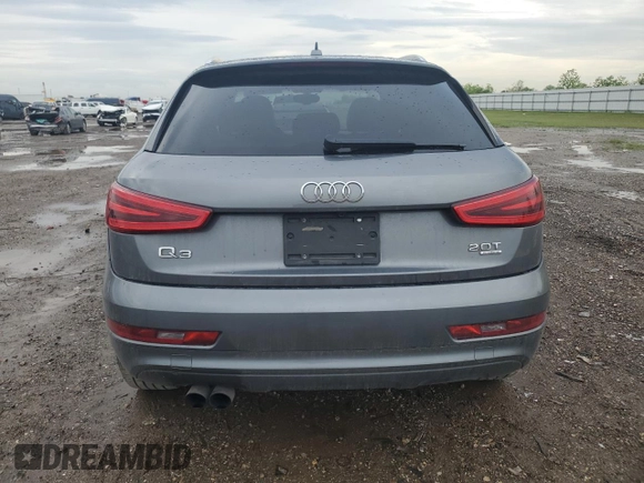 2015 Audi Q3 2.0T Premium Plus with VIN WA1EFCFS8FR000535, listed as a Copart auction lot 50713485 with 75,908 mi miles and Salvage Title. Bid and sale history available at carsss.com. Image 6.