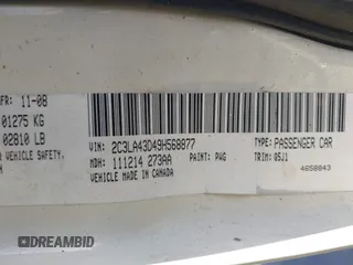 2009 Chrysler 300 с VIN 2C3LA43D49H568877, выставлен на аукционе IAAI как лот 41774772 с пробегом 147 014 миль миль и . История ставок и продаж доступна на DreamBid. Изображение 9.