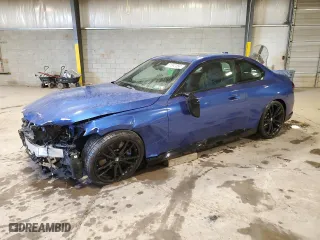 2022 BMW 2 Series M240i xDrive with VIN 3MW53CM02N8C48477, listed as a Copart auction lot 81042554 with 46,686 mi miles and Salvage Title. Bid and sale history available at carsss.com. Image 1.