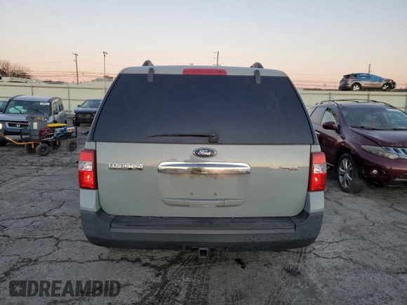 2007 Ford Expedition Max XLT with VIN 1FMFK16587LA37671, listed as a Copart auction lot 87729795 with 143,723 mi miles and Salvage title. Bid and sale history available at DreamBid. Image 6.