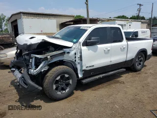 2019 Ram 1500 Rebel z VIN 1C6RRFEG6KN841887, wystawiony jako Copart lot #60018235 z przebiegiem 123 889 mil mil oraz Szkoda całkowita • Salvage title. Historia ofert i sprzedaży dostępna na DreamBid. Obrazek 1.