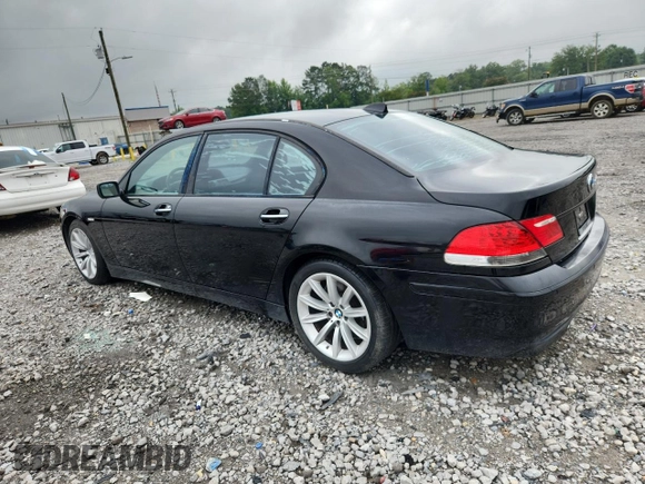 2008 BMW 7 Series 750Li with VIN WBAHN83568DT78626, listed as a Copart auction lot 60956495 with 87,600 mi miles and Clean title. Bid and sale history available at DreamBid. Image 2.
