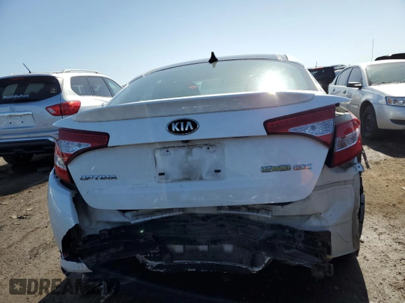 2013 Kia Optima Hybrid EX with VIN KNAGM4AD2D5038590, listed as a Copart auction lot 52335915 with Not Provided miles and Salvage Title. Bid and sale history available at carsss.com. Image 6.