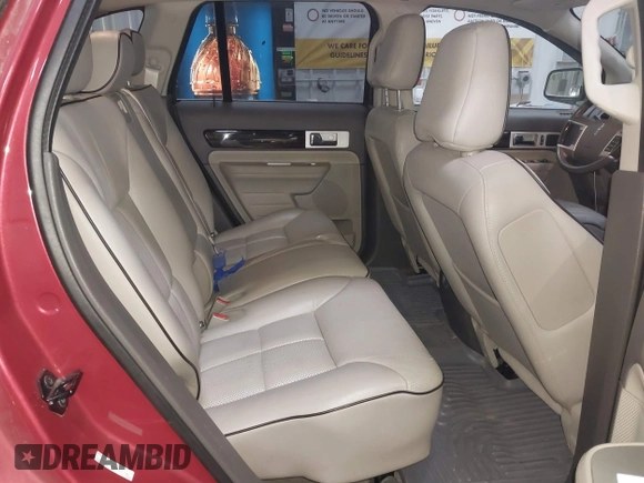 2008 Lincoln MKX with VIN 2LMDU88C78BJ09729, listed as a IAAI auction lot 41797812 with 109,161 mi miles and . Bid and sale history available at DreamBid. Image 8.