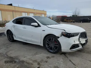 2019 Acura TLX w/Advance Pkg with VIN 19UUB3F87KA800495, listed as a Copart auction lot 82974504 with 67,054 mi miles and Salvage Title. Bid and sale history available at carsss.com. Image 4.