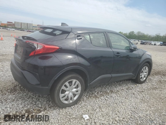 2021 Toyota C-HR LE with VIN JTNKHMBX9M1100287, listed as a Copart auction lot 53779815 with 81,562 mi miles and Salvage Title. Bid and sale history available at DreamBid. Image 3.