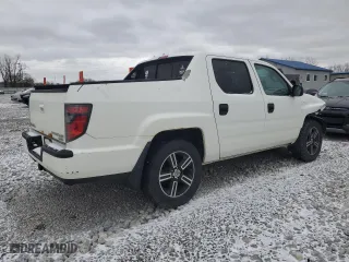2013 Honda Ridgeline Sport with VIN 5FPYK1F75DB013672, listed as a Copart auction lot 47930245 with 175,093 mi miles and Salvage Title. Bid and sale history available at carsss.com. Image 3.