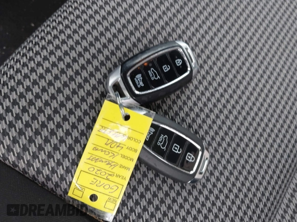 2020 Hyundai Kona SEL with VIN KM8K2CAA8LU547196, listed as a IAAI auction lot 41857809 with 38,385 mi miles and . Bid and sale history available at DreamBid. Image 11.