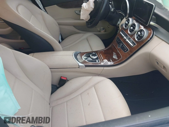2017 Mercedes-Benz C 300 with VIN WDDWF4KB1HR250729, listed as a IAAI auction lot 42580813 with Not provided miles and . Bid and sale history available at DreamBid. Image 5.