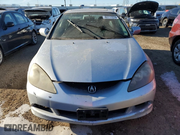 2006 Acura RSX with VIN JH4DC54806S002056, listed as a Copart auction lot 82717274 with 153,961 mi miles and Clean Title. Bid and sale history available at carsss.com. Image 5.