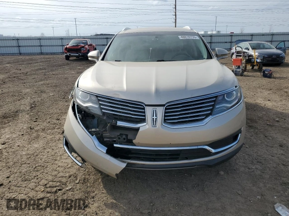 2017 Lincoln MKX Select with VIN 2LMPJ8KR5HBL45766, listed as a Copart auction lot 48818735 with 87,289 mi miles and Salvage Title. Bid and sale history available at carsss.com. Image 5.
