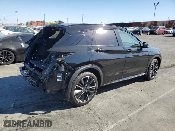 2023 Infiniti QX50 Sport with VIN 3PCAJ5FAXPF109995, listed as a Copart auction lot 78400694 with 21,197 mi miles and Salvage title. Bid and sale history available at DreamBid. Image 3.