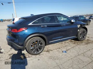 2025 Infiniti QX55 Sensory with VIN 3PCAJ5LR8SF106435, listed as a Copart auction lot 49073815 with 853 mi miles and Salvage Title. Bid and sale history available at DreamBid. Image 3.