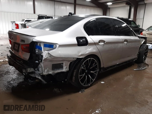 2020 BMW M5 Competition with VIN WBSJF0C04LCD32309, listed as a Copart auction lot 39242833 with 33,468 mi miles. Bid and sale history available at carsss.com. Image 3.