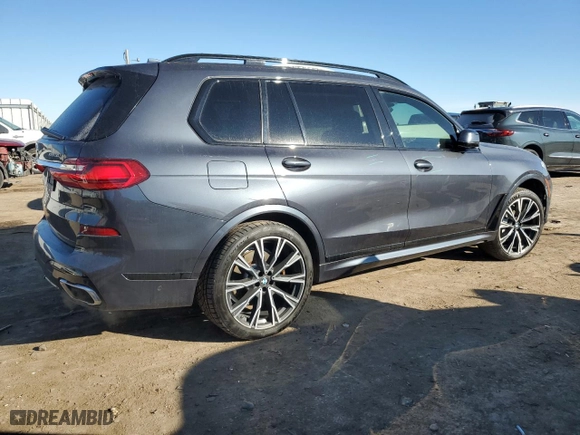 2019 BMW X7 xDrive50i with VIN 5UXCX4C58KLS39108, listed as a Copart auction lot 42416005 with 94,177 mi miles and Salvage Title. Bid and sale history available at carsss.com. Image 3.