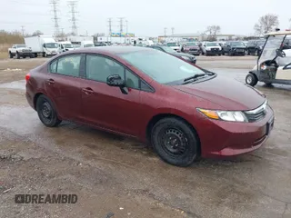 2012 Honda Civic LX z VIN 19XFB2F54CE023473, wystawiony jako IAAI lot #42063576 z przebiegiem 177 587 mil mil oraz . Historia ofert i sprzedaży dostępna na DreamBid. Obrazek 1.
