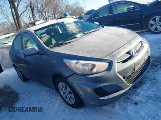 2017 Hyundai Accent Value Edition with VIN KMHCT4AE0HU205999, listed as a IAAI auction lot 41324917 with 113,129 mi miles and . Bid and sale history available at DreamBid. Image 1.