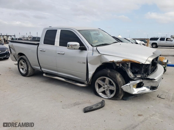 2009 Dodge Ram 1500 ST with VIN 1D3HB18P49S762793, listed as a Copart auction lot 42551145 with 202,960 mi miles and Salvage Title. Bid and sale history available at carsss.com. Image 4.