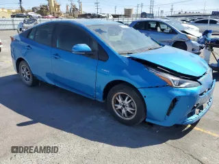 2022 Toyota Prius L Eco with VIN JTDKAMFU0N3157329, listed as a Copart auction lot 57233685 with 105,206 mi miles and Salvage Title. Bid and sale history available at DreamBid. Image 4.