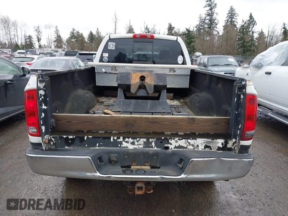 2005 Dodge 2500 SLT with VIN 3D7KS28CX5G707046, listed as a IAAI auction lot 41658185 with 213,266 mi miles and . Bid and sale history available at DreamBid. Image 16.