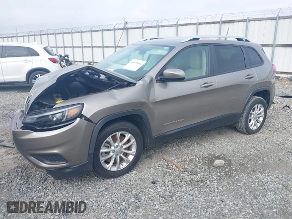 2020 Jeep Cherokee Latitude with VIN 1C4PJLCB8LD525508, listed as a IAAI auction lot 40972966 with 28,609 mi miles and . Bid and sale history available at DreamBid. Image 17.