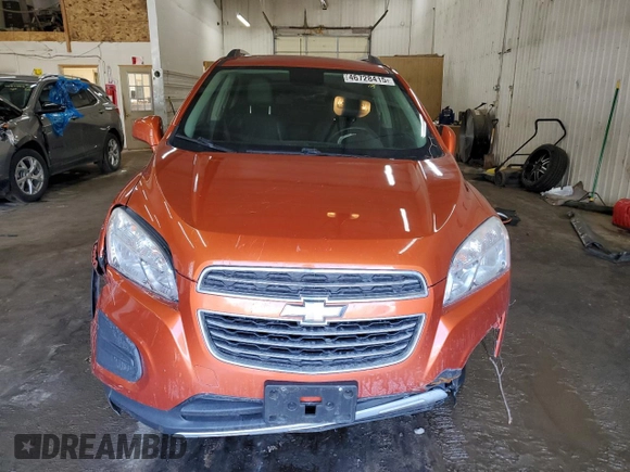 2016 Chevrolet Trax LT with VIN KL7CJPSB1GB533312, listed as a Copart auction lot 46728415 with 165,036 mi miles and Non Repairable. Bid and sale history available at carsss.com. Image 5.