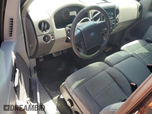 2007 Ford F-150 XL with VIN 1FTRF12217KA80336, listed as a Copart auction lot 52753575 with 54,806 mi miles and Salvage Title. Bid and sale history available at carsss.com. Image 8.