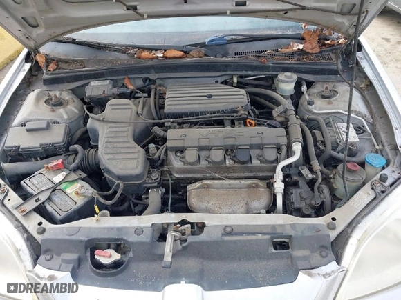 2001 Honda Civic EX with VIN 1HGEM22921L010676, listed as a IAAI auction lot 41458246 with 206,708 mi miles. Bid and sale history available at carsss.com. Image 10.