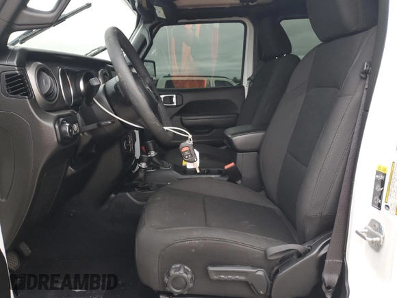 2023 Jeep Wrangler Sport S with VIN 1C4HJXDN3PW522353, listed as a Copart auction lot 86645234 with 17,562 mi miles and Salvage Title. Bid and sale history available at DreamBid. Image 7.