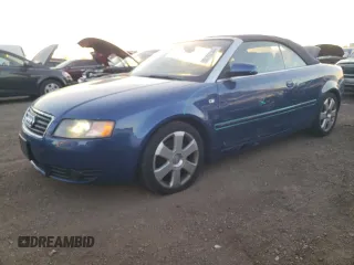 2006 Audi A4 1.8T with VIN WAUAC48H26K009547, listed as a Copart auction lot 80162544 with 98,589 mi miles and Salvage Title. Bid and sale history available at carsss.com. Image 1.