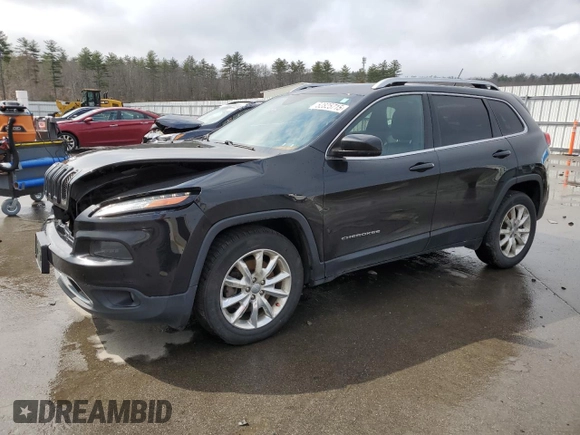2015 Jeep Cherokee Limited z VIN 1C4PJMDS6FW729656, wystawiony jako Copart lot #52825715 z przebiegiem 105 251 mil mil oraz Szkoda całkowita • Salvage title. Historia ofert i sprzedaży dostępna na DreamBid. Obrazek 1.