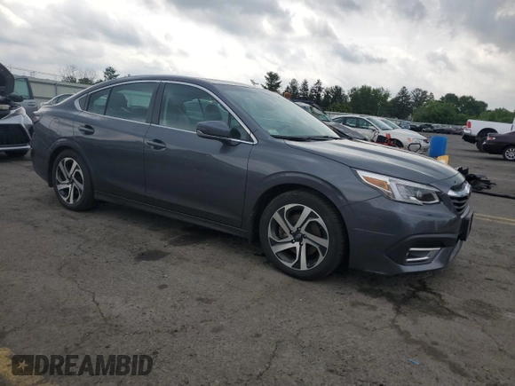 2021 Subaru Legacy Limited with VIN 4S3BWAN60M3002491, listed as a Copart auction lot 62435014 with 63,840 mi miles and Salvage title. Bid and sale history available at DreamBid. Image 4.