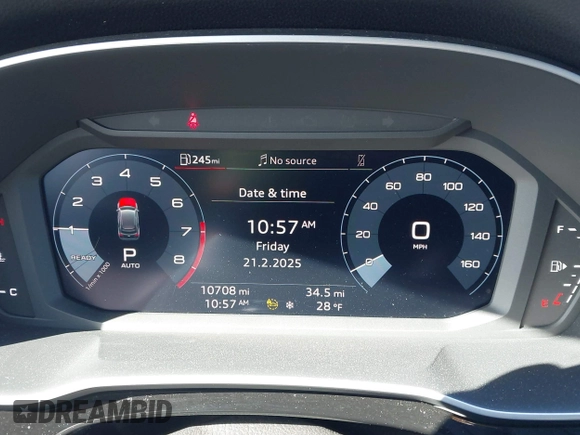 2023 Audi Q3 S line Premium with VIN WA1DECF34P1143148, listed as a IAAI auction lot 41566031 with 10,708 mi miles and . Bid and sale history available at DreamBid. Image 15.