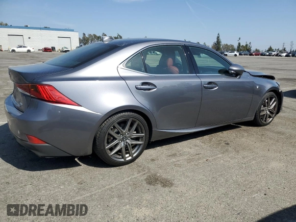 2017 Lexus IS with VIN JTHCM1D28H5017936, listed as a Copart auction lot 54183335 with 29,423 mi miles and Salvage Title. Bid and sale history available at carsss.com. Image 3.