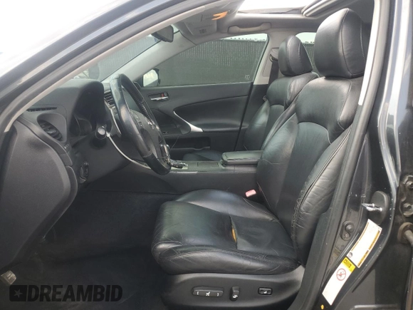 2008 Lexus IS 250 with VIN JTHBK262182070533, listed as a Copart auction lot 57807445 with 189,869 mi miles and Salvage title. Bid and sale history available at DreamBid. Image 7.