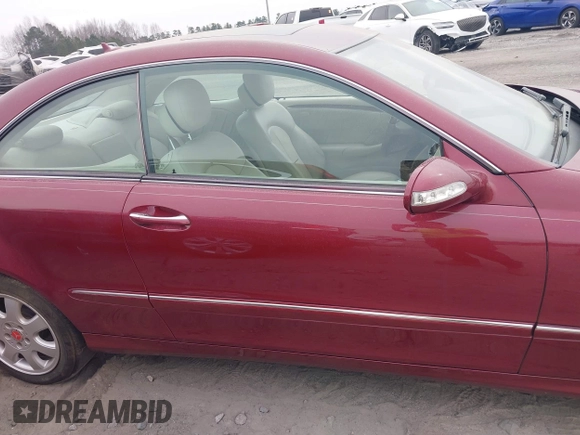 2008 Mercedes-Benz CLK 3.5L with VIN WDBTJ56H38F244866, listed as a IAAI auction lot 41796710 with 185,995 mi miles. Bid and sale history available at carsss.com. Image 14.