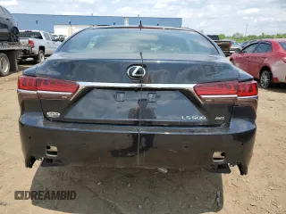 2019 Lexus LS 500 with VIN JTHC51FF2K5006080, listed as a Copart auction lot 59752395 with 21,085 mi miles and Clean title. Bid and sale history available at DreamBid. Image 6.