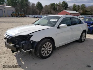 2013 Chrysler 200 Touring with VIN 1C3CCBBB6DN629127, listed as a Copart auction lot 51053035 with NaN miles and Clean Title. Bid and sale history available at carsss.com. Image 1.