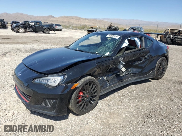 2018 Subaru BRZ tS with VIN JF1ZCAD1XJ9600115, listed as a Copart auction lot 52885834 with 31,503 mi miles and Salvage title. Bid and sale history available at DreamBid. Image 1.
