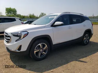 2021 GMC Terrain SLT with VIN 3GKALVEV4ML347292, listed as a Copart auction lot 60643005 with 40,079 mi miles and Salvage title. Bid and sale history available at DreamBid. Image 1.