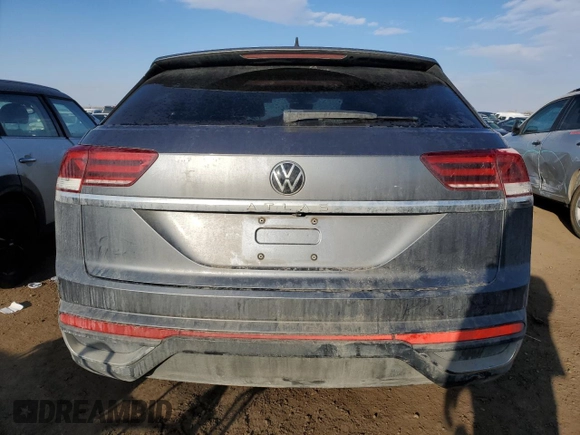 2021 Volkswagen Atlas S with VIN 1V2AC2CA6MC227062, listed as a Copart auction lot 46258605 with 89,532 mi miles and Salvage title. Bid and sale history available at DreamBid. Image 6.