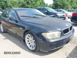 2005 BMW 7 Series 745i with VIN WBAGL63545DP75723, listed as a IAAI auction lot 42795242 with 173,215 mi miles and . Bid and sale history available at DreamBid. Image 6.