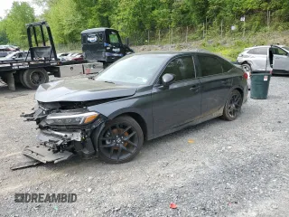 2024 Honda Civic Sport with VIN 2HGFE2F55RH579099, listed as a Copart auction lot 55935325 with 12,093 mi miles and Salvage title. Bid and sale history available at DreamBid. Image 1.